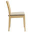 Chaise en bois et rotin Ovard