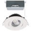 4" Round Adjustable Trim Selectable Color Temperature Dimmable Air-Tight IC Rated LED Canless Recessed Lighting Kit-768284195