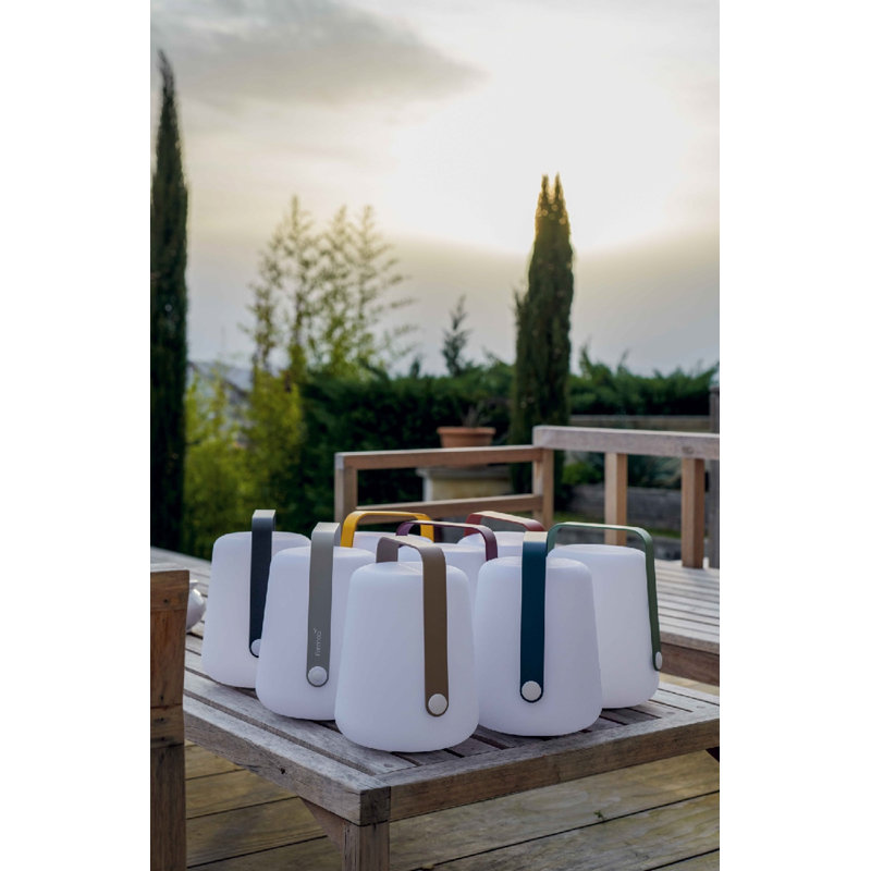 Lampe Balad, H 10 po x l 7,5 po x P 7,5 po, Gris argile