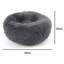 Velvet Bolster Pet Bed