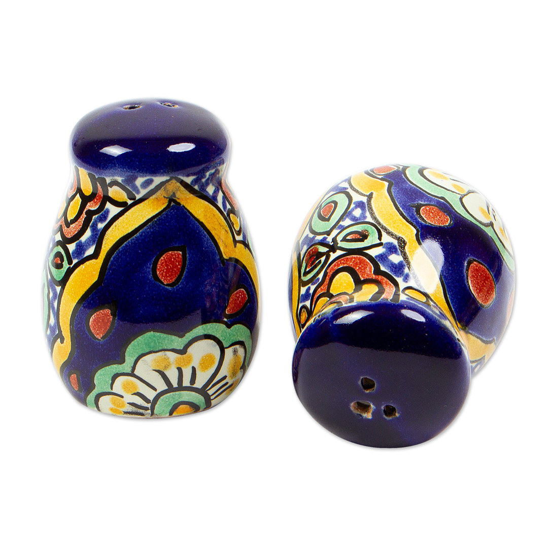 Stutz Handmade Hidalgo Fiesta Ceramic Salt And Pepper Shakers (Pair) (Set of 2) Darby Home Co