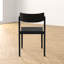 Chaise d'appoint empilable en bois massif-1284190172