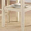 Table de salle à manger à hauteur de comptoir crème - Option stable et élégante avec 2 tablettes rabattables pour rehausser votre expérience