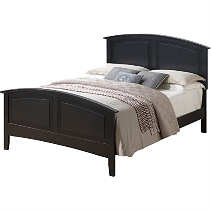 Chene Low Profile Bed, Black, Full