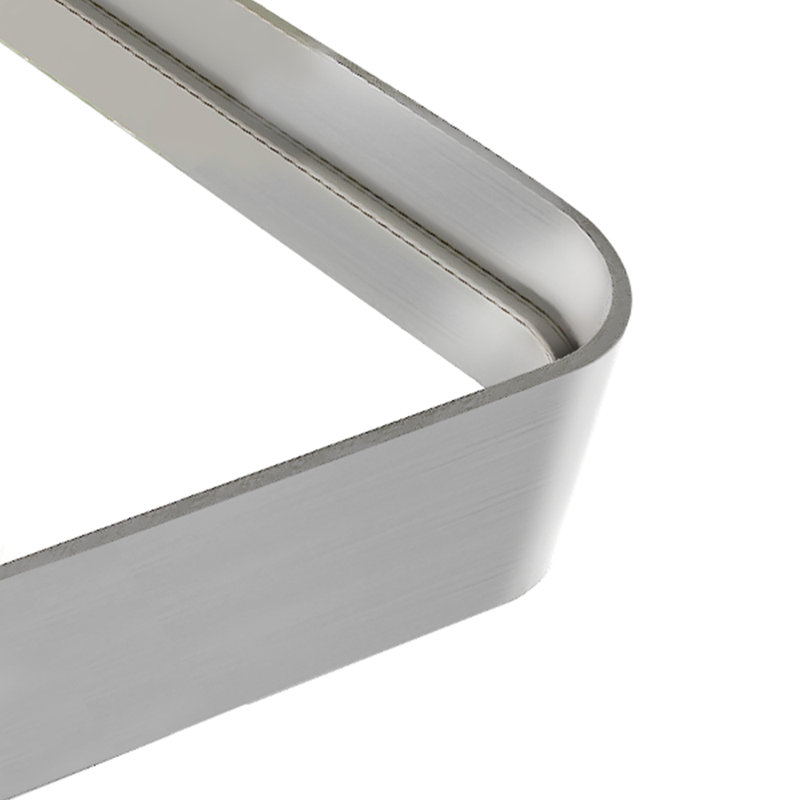 Anduena Metal Rectangle Mirror, 64" x 21", Gold