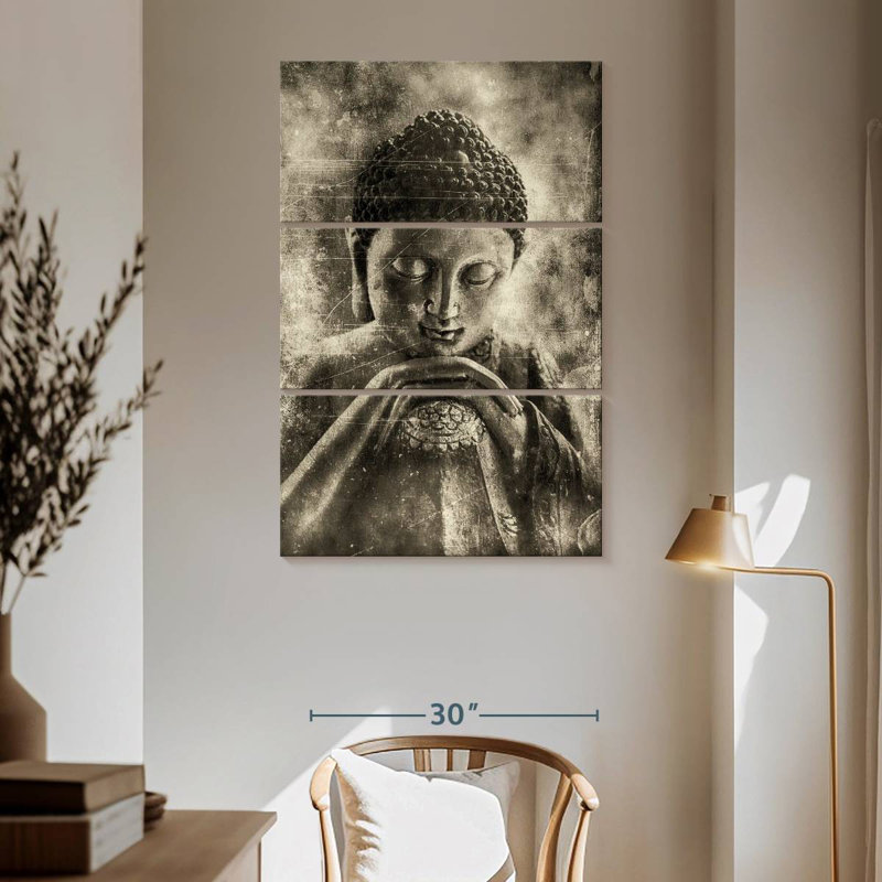 Bouddha simple Adella, H 65 po x l 42 po