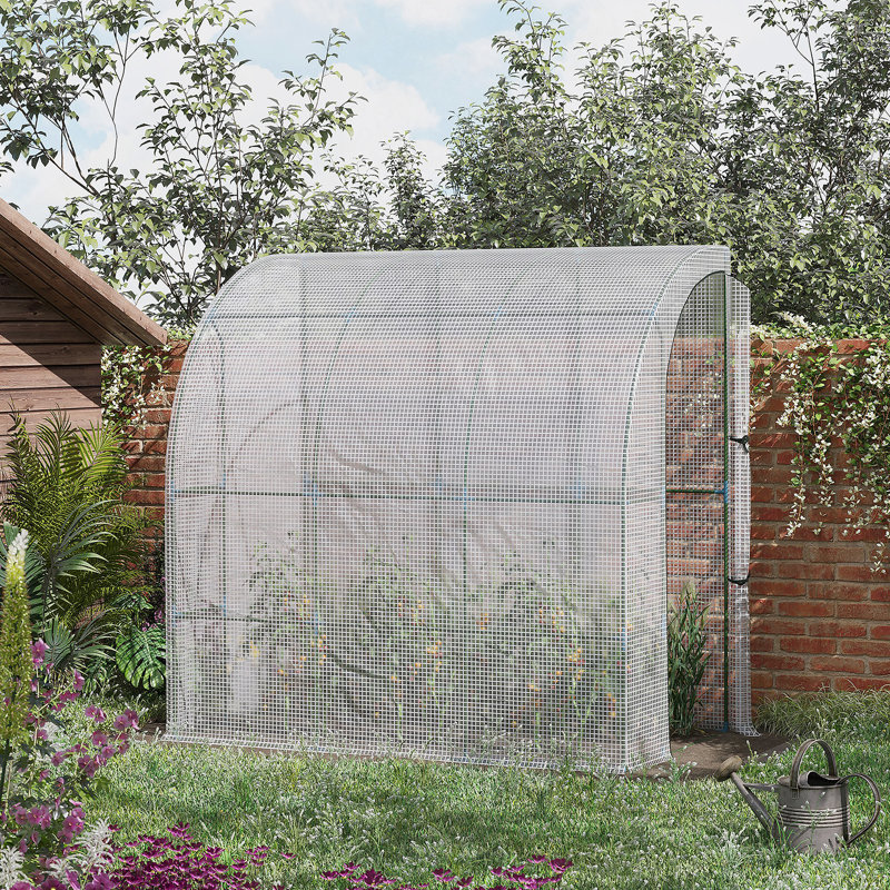 Serre d'extérieur 7 'x 4' x 7 'Lean To Greenhouse