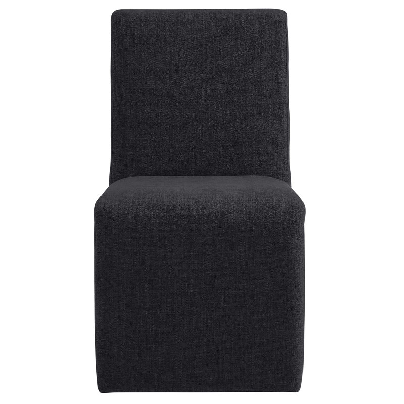 Chaise d'appoint rembourrée en tissu Emory