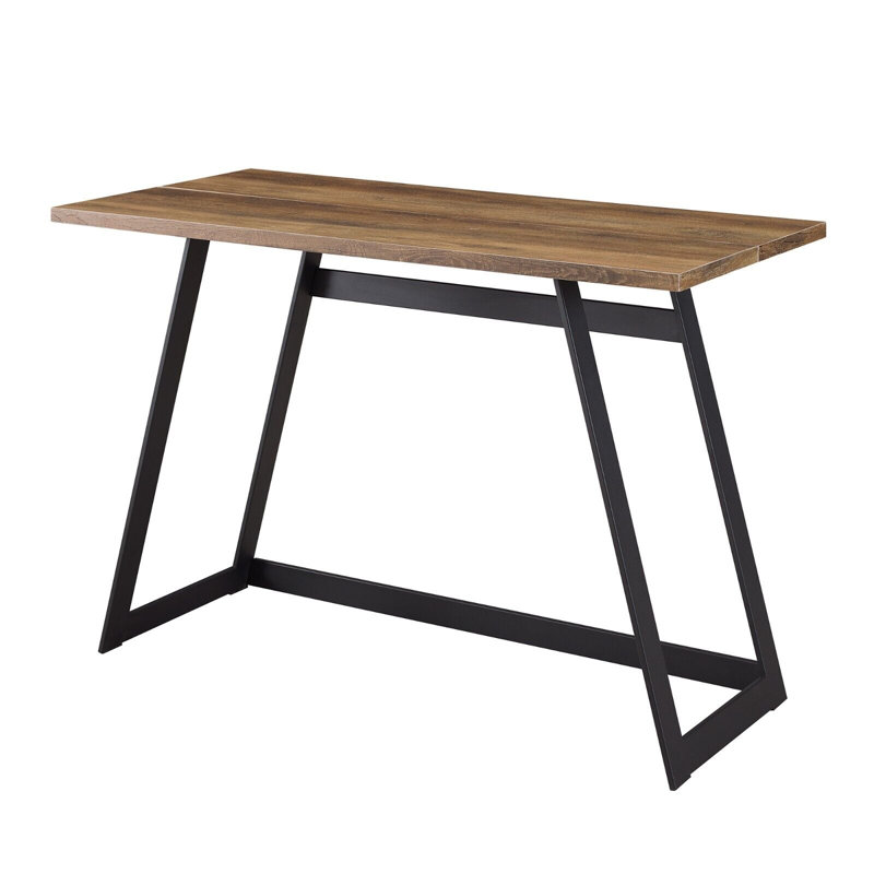 Buxton Metal Base Writing Desk, Rustic Oak Incorrect