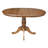 Ingbert Extendable Solid Wood Pedestal Dining Table-563647387