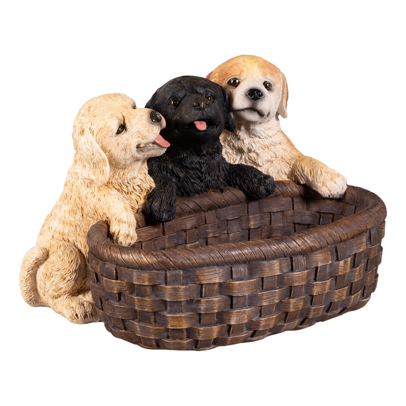 Puppy Resin Planter