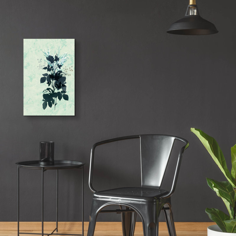"Fleurs bleues sèches" par Sabrina Balbuena, H 24 po x l 16 po x P 0,2 po