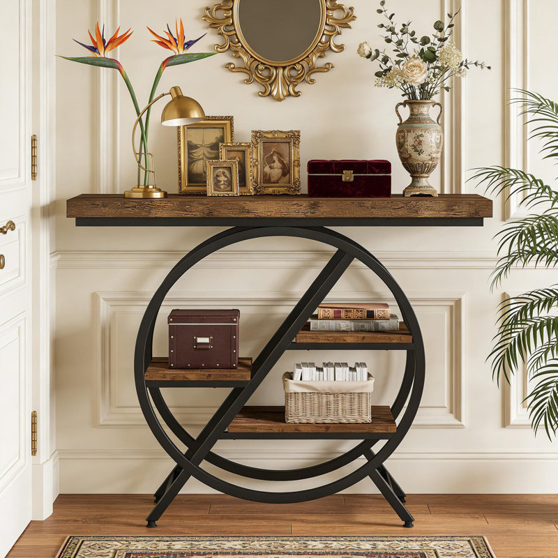 Hall Table,Chic Console Table,Functional Entryway Table