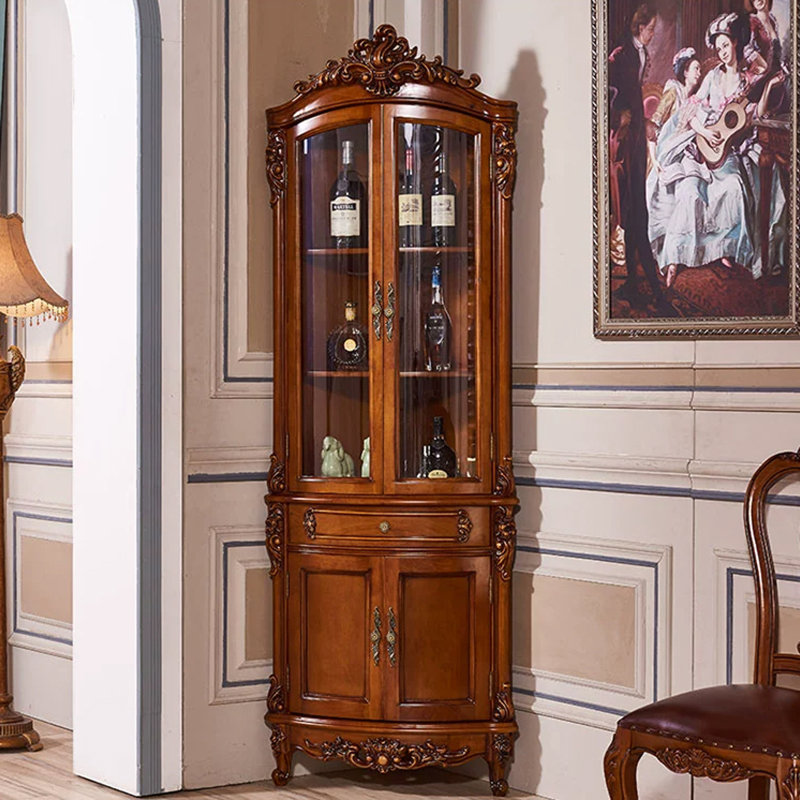 Brown Solid wood Display Cases