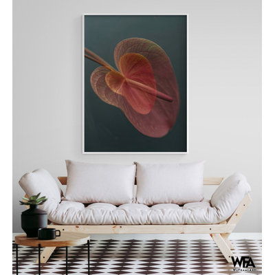 «Heart 2» par Donatella Basso, décor de photographie de fleur, idée de cadeau de photo florale, cadeau en forme de cœur, art mural de salon photo botanique