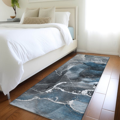 Kyrie Washable Abstract Indoor / Outdoor Rug