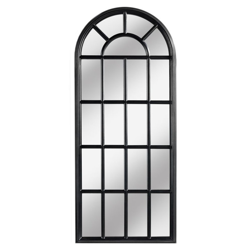 Creeve Solid Wood Rectangle Wall Mirror