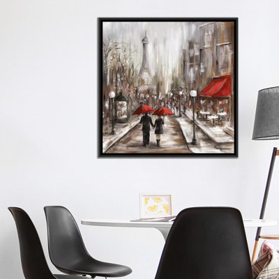 «Rainy Af après-midi Café» par Marilyn Dunlap - impression