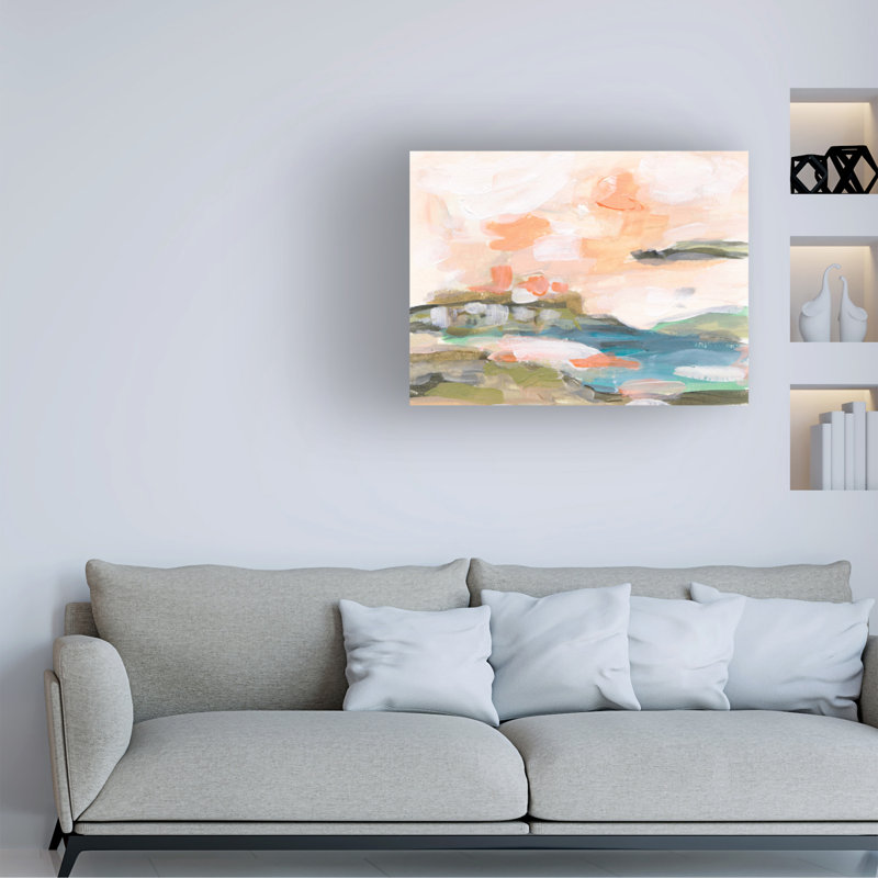 Art sur toile Melissa Wang, H 14 po x l 19 po x P 2 po