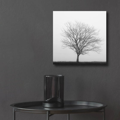 «Winter Trio III» par Nicholas Bell, art mural en verre acrylique
