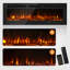 Aleq Recessed Wall Mounted Electric Fireplace-1519491357
