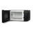COMMERCIAL CHEF 0.7 Cu.Ft Microwave with 10 Power Levels, Black