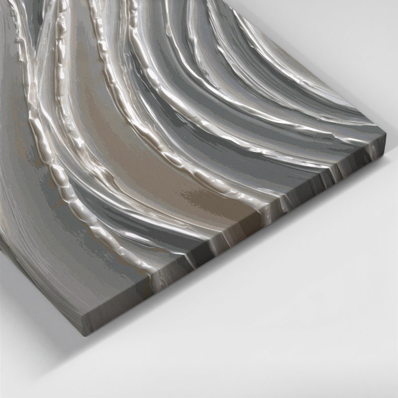 Art mural sur toile DiagonalStripes, H 16 po x l 20 po