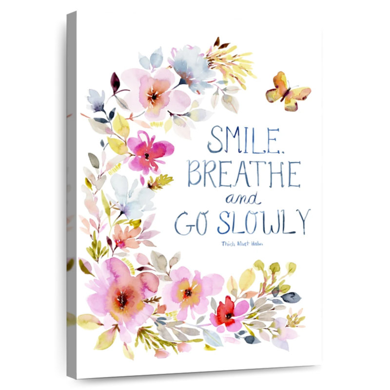 Smile Breathe, H 12 po x l 8 po
