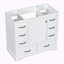 Base de meuble-lavabo simple 35,5 po seulement