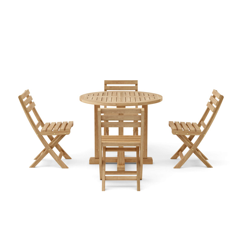 Montage Alabama 5 Piece Teak Dining Set