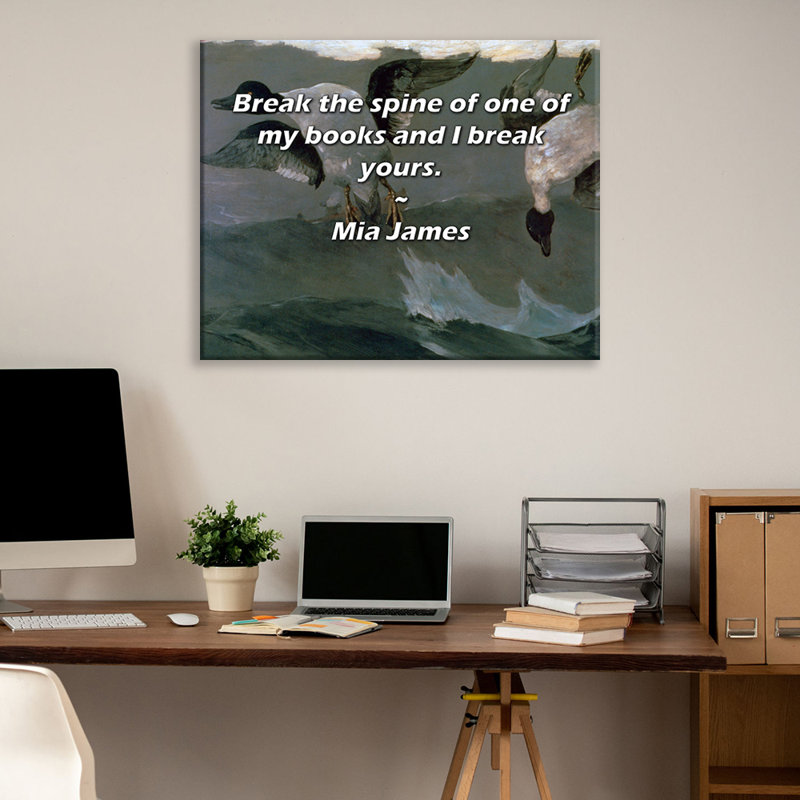 Astoria Grand Gallery Wrapped Canvas By Jim Wallis: "We can find common ground only by moving to high, 17" H x 24" W