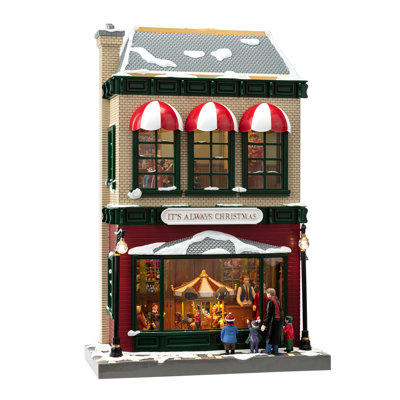 Magie de Noël, grand magasin animé et musical rétro 21,5 po