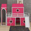 Lit mezzanine simple avec glissade et tour-1419212639