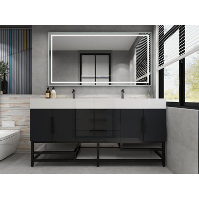 Jessica 72'' Free Standing Single Bathroom Vanity