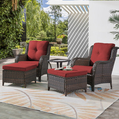 Carolina 2 - Person Patio Conversation Set with Cushions