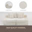 Méridienne double, canapé-lit moelleux en nuage, siège profond rembourré avec canapé en nuage désossé, aucun assemblage requis, causeuse en velours côtelé moderne pour la lecture dans la chambre à coucher-869491611