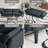 89" Velvet Fabric Convertible Sofa Couch with 2 Square Pillows,Adjustable Backrest& Armrests-1753197116