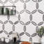 Carreau de mosaïque en marbre poli pour plancher et mur 9,52 po x 10,99 po Descent (0,73 pieds carrés / chaque)-57247376