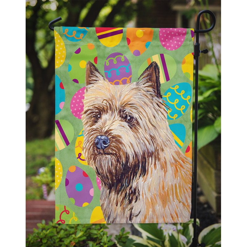 Drapeau de jardin Atara, Cairn terrier (beige et brun)