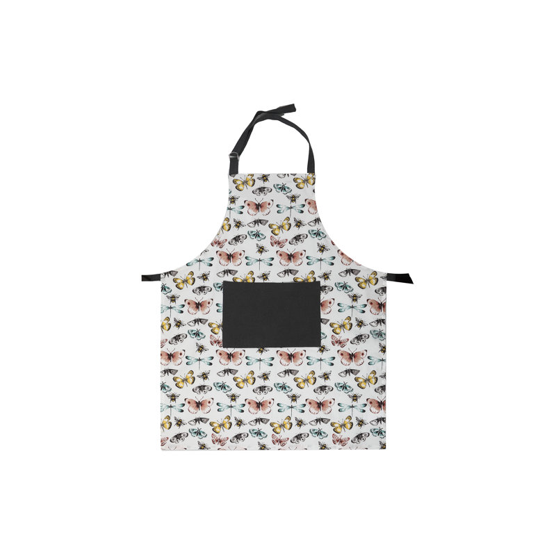 No Pattern Cotton Bib Apron