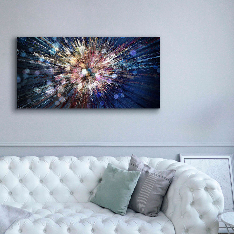 «The First Moment» par David Manlove, estampe numérique sur toile, H 30 po x l 60 po x P 1,5 po