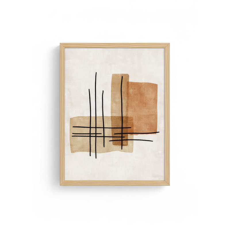 Élégante peinture décorative en panneau de fibres à densité moyenne, 8 po x 12 po | 100% panneau de fibres à densité moyenne (épaisseur: 0,12 pouce) et structure en bois massif (épaisseur: 0,8 pouce) | Parfait pour la décoration intérieure, la présentation d'art et les cadeaux