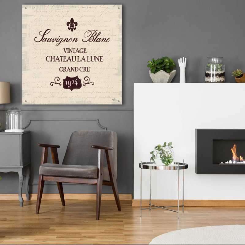 «Wine Tustation» par Janelle Penner, H 36 po x l 36 po x P 0,2 po