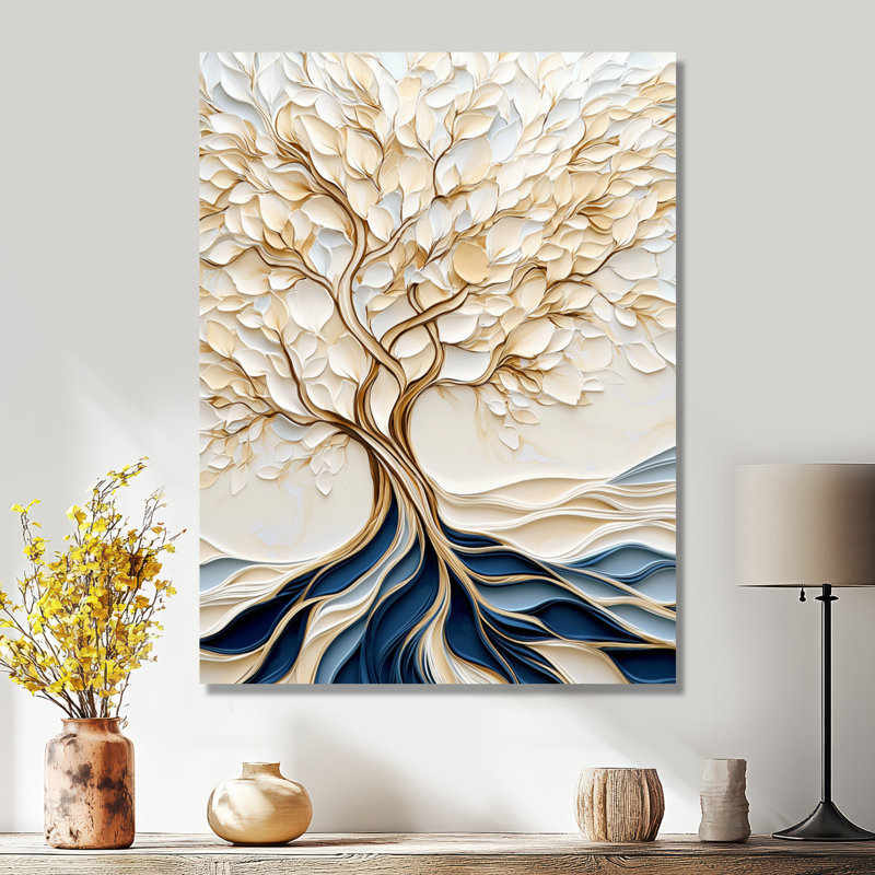 Winter Banyan Tree II, H 32 po x l 16 po x P 0,84 po