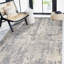Tapis abstrait gris fait à la machine-1284924263