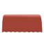Auvent fixe Awntech Savannah, 316 cm (L) x 79 cm (H) x 61 cm (P), sac en toile de jute-110951131-112648027
