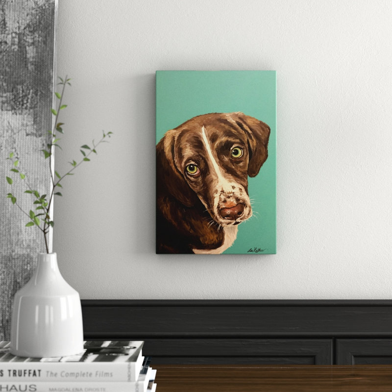 I’m Sleepy 1 Piece Wrapped Canvas Painting, 38cm H x 25cm W x 3.81cm D