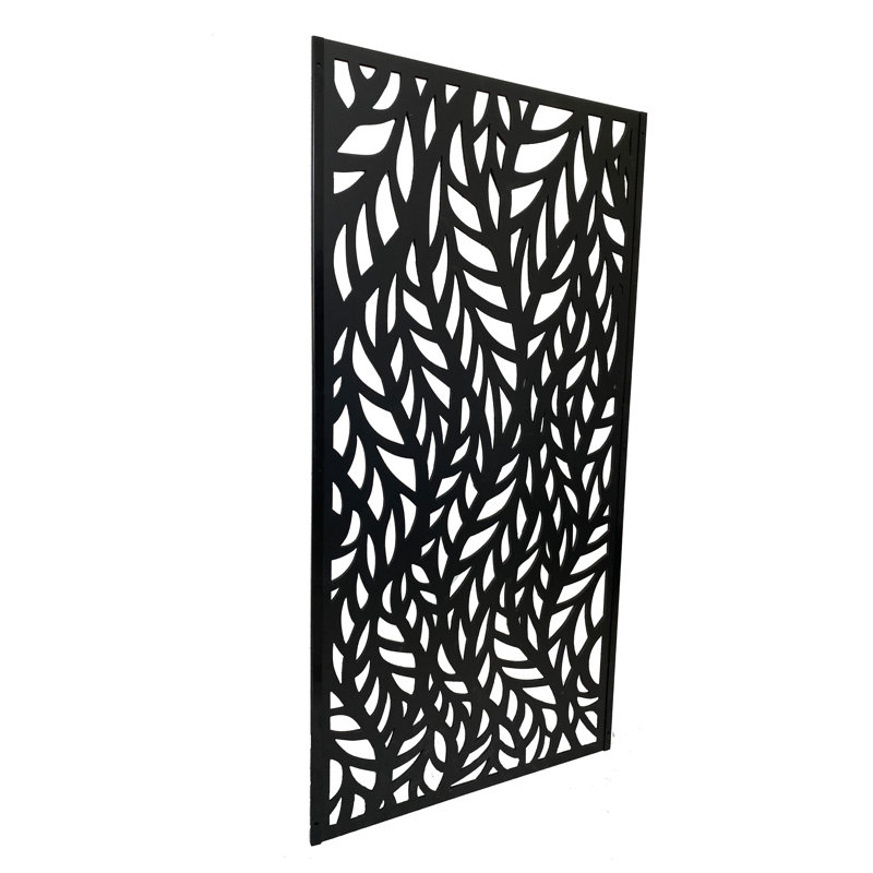 70 in. H x 35 in. W x 0.4 in. D Composite Decorative Privacy Screen Panel w/ C-Channel Kit