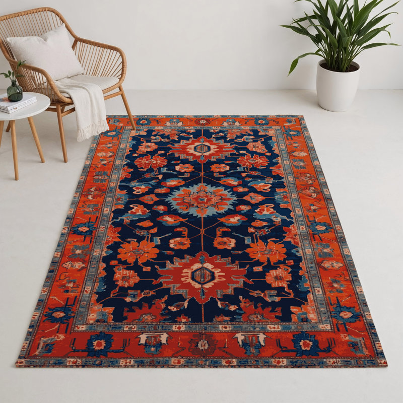 Tapis d'intérieur et d'extérieur mauve Tabriz, Rectangle 9 pi x 12 pi