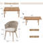 Acacia Patio Dining Set with Extendable